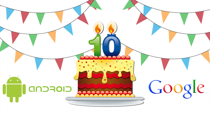 ​ Android i Google slave jubilej